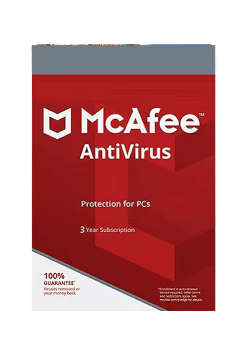 McAfee AntiVirus PC 1 Device 3 Years