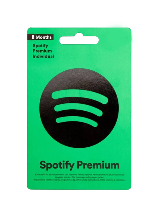 Spotify Individual Premium 6 Months Subscription